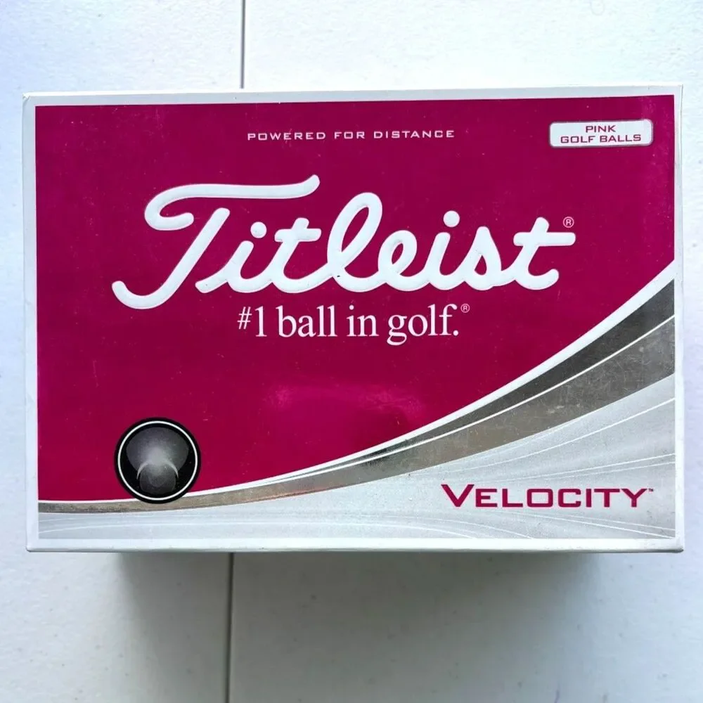 2 Boxes of Nike Hyperflight Tour Preferred 3-Piece Golf Balls-Pink
